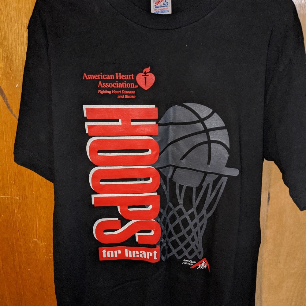 Vintage 90s Jerzees American Heart Association Tee